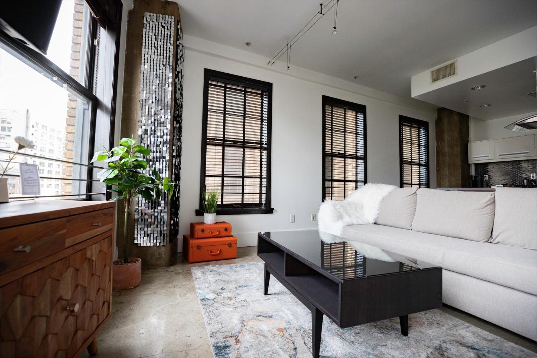 Appartement Stylish Loft 2 Queens & 2 Sofas Los Angeles